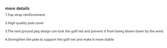 Heavy Duty 10x7ft Golf Practice Net with Target and Carrying Bag - Great for Backyard Driving, Chipping, Indoor/Outdoor Sports Training for Men Women Kids