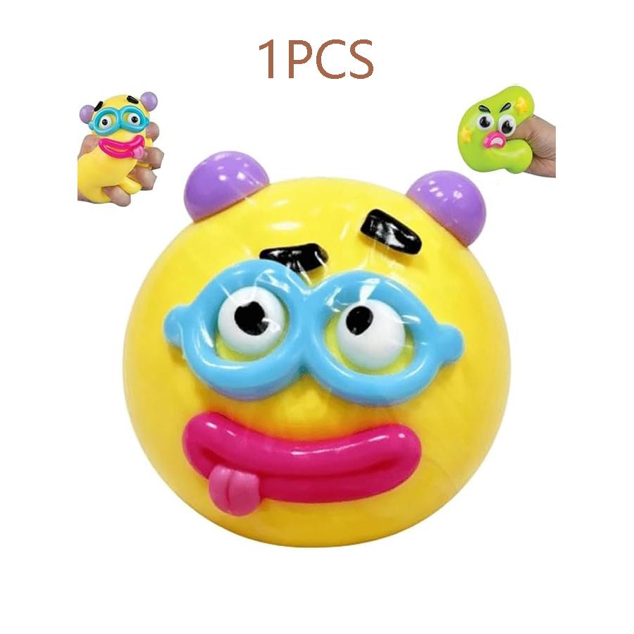 LDSK Smushers Squishy - Curiosities Smushers Dog Face Swap Squishy Soft Moldable Cute Slow Rise Relaxing Sensory Fidget Relief Anxiety Stress Fun with Interchangeable Faces for Tactile Play Fun