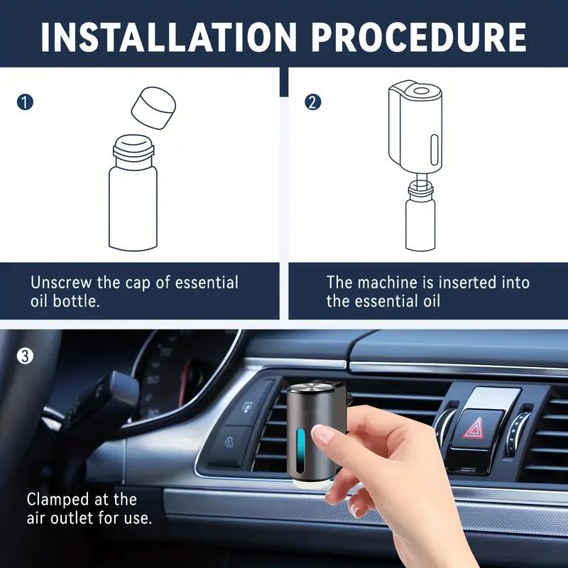 Smart Car Aroma Pro - Aromatherapy Diffuser With Adjustable Humidifier Function, Essential Oil For Vehicle, Air Freshener And Purifier