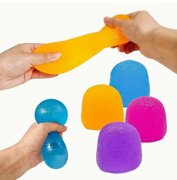 Transparent maltose stress-relief squeeze toy, soft toy, sensory toy for relieving anxiety and stress, a perfect holiday gift for children and adults, made of soft TPR material