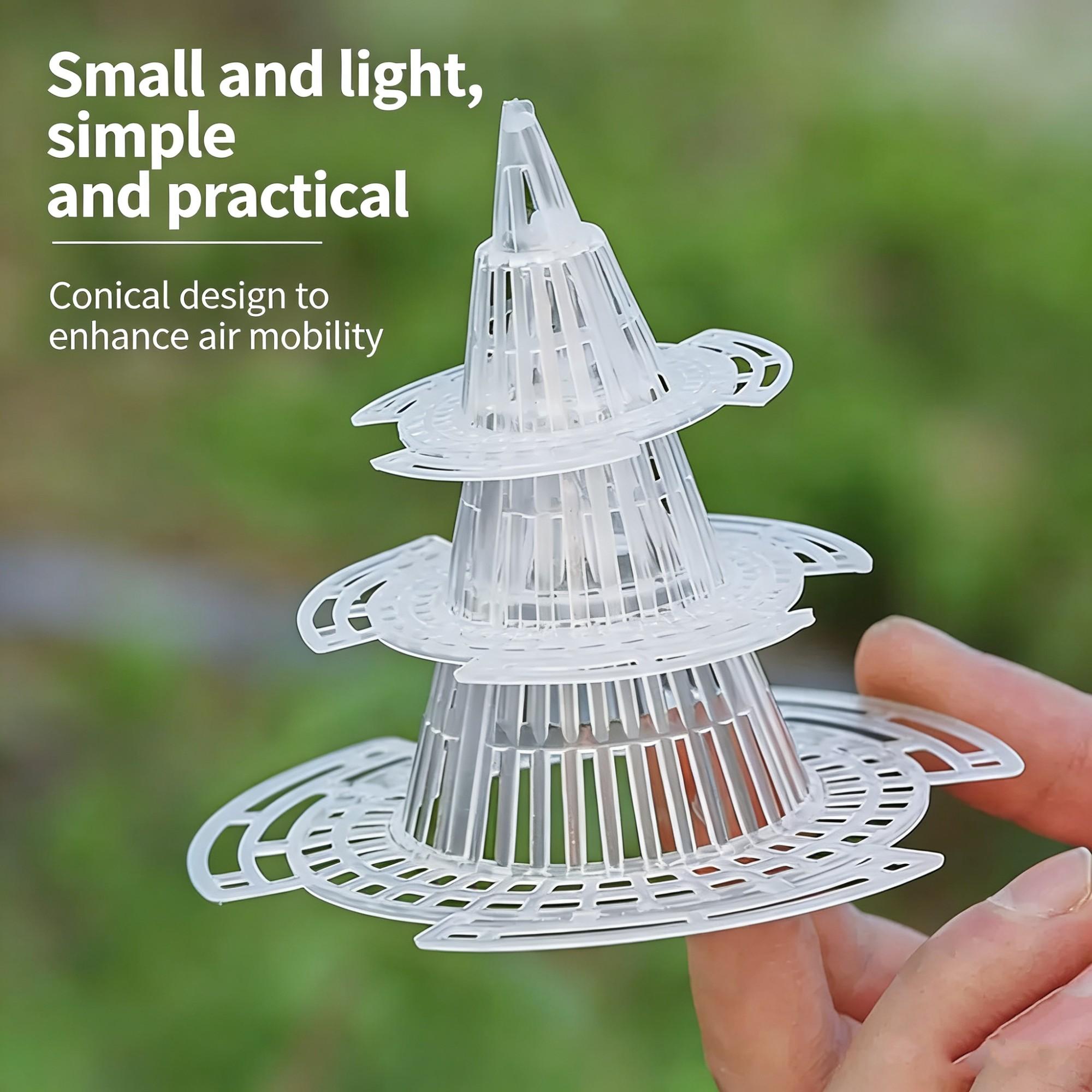 10Pack Cone Flower Pot Hole Mesh Pad,Upgraded Planter Bottom Grid Mat Mesh Hole Screens for Keeping Soil from Flowing- Breathable Gasket-Drainage Netting for Bonsai