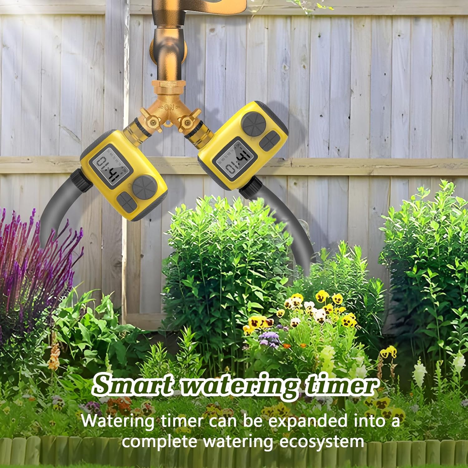 TRJZWA Water Timer with LCD Display, 2025 Latest Automatic Watering System with 3 Separate Watering Programmes, Irrigation Timer with Child Lock/Rain Delay Function for Garden Watering/Pool Filling TRJZWA Water Timer with LCD Display, 2025 Latest Automatic Watering System with 3 Separate Watering Programmes, Irrigation Timer with Child Lock/Rain Delay Function for Garden Watering/Pool Filling