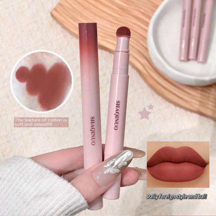 Soft Matte Lip Powder Foundation, Smooth Application, Long-Lasting Wear, Lightweight Formula, Ideal for All Skin Types