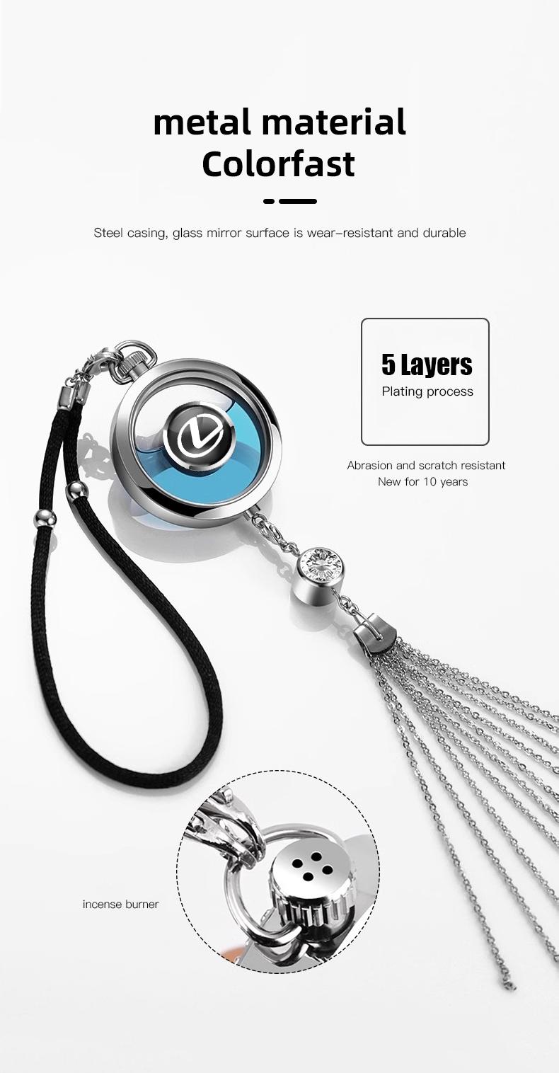 1Pcs Car Perfume Pendant Air Freshener Hanging Perfume Diffuser For Lexus GS IS LS500h ES260 ES300h RX350h NX260 UX260 LM LC RZ450e TX RC CT200h GX550 LX600 LX570 NX350 HS250