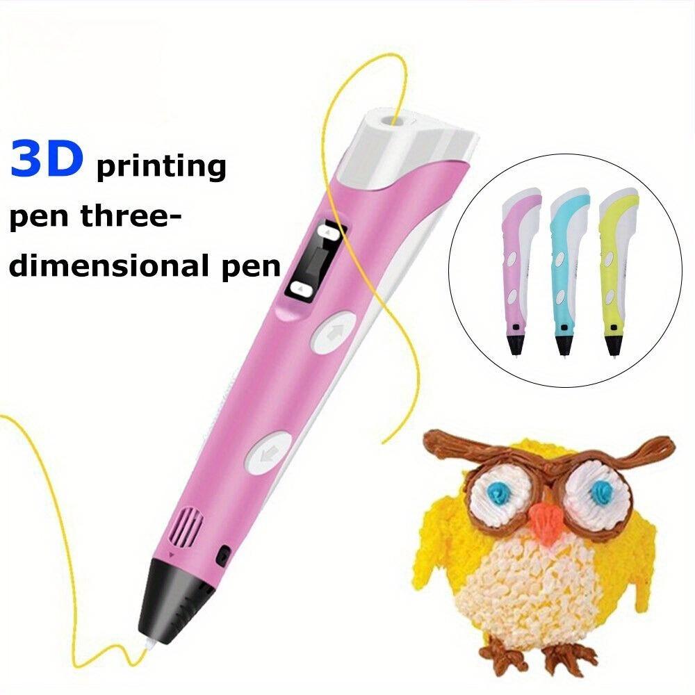 3D Printing Pen for Adults, 60s Fast Melt, Dual-Temp Ctrl, Ergo Grip, 5m ABS PLA Filament, English Guide, Ideal Creative Gift for DIY Crafts & Model Building