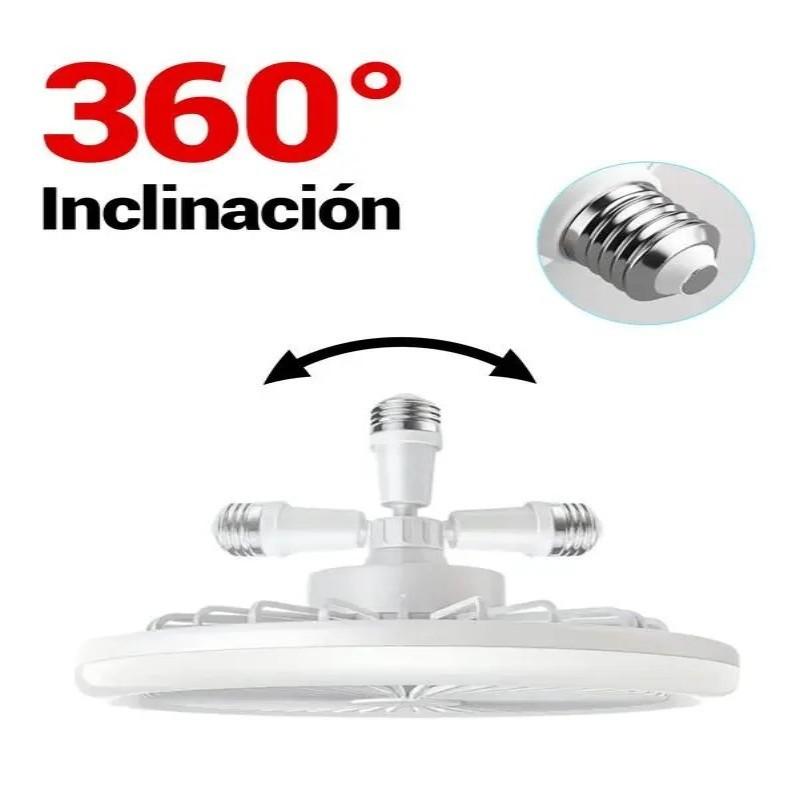 30w LED Ceiling Fan with Remote Control, Adjustable Lights, 360° Direction, 5 Blades, 3 Color Temperatures, 3 Speeds, Timer, No Battery Needed, Bedroom, Living Room