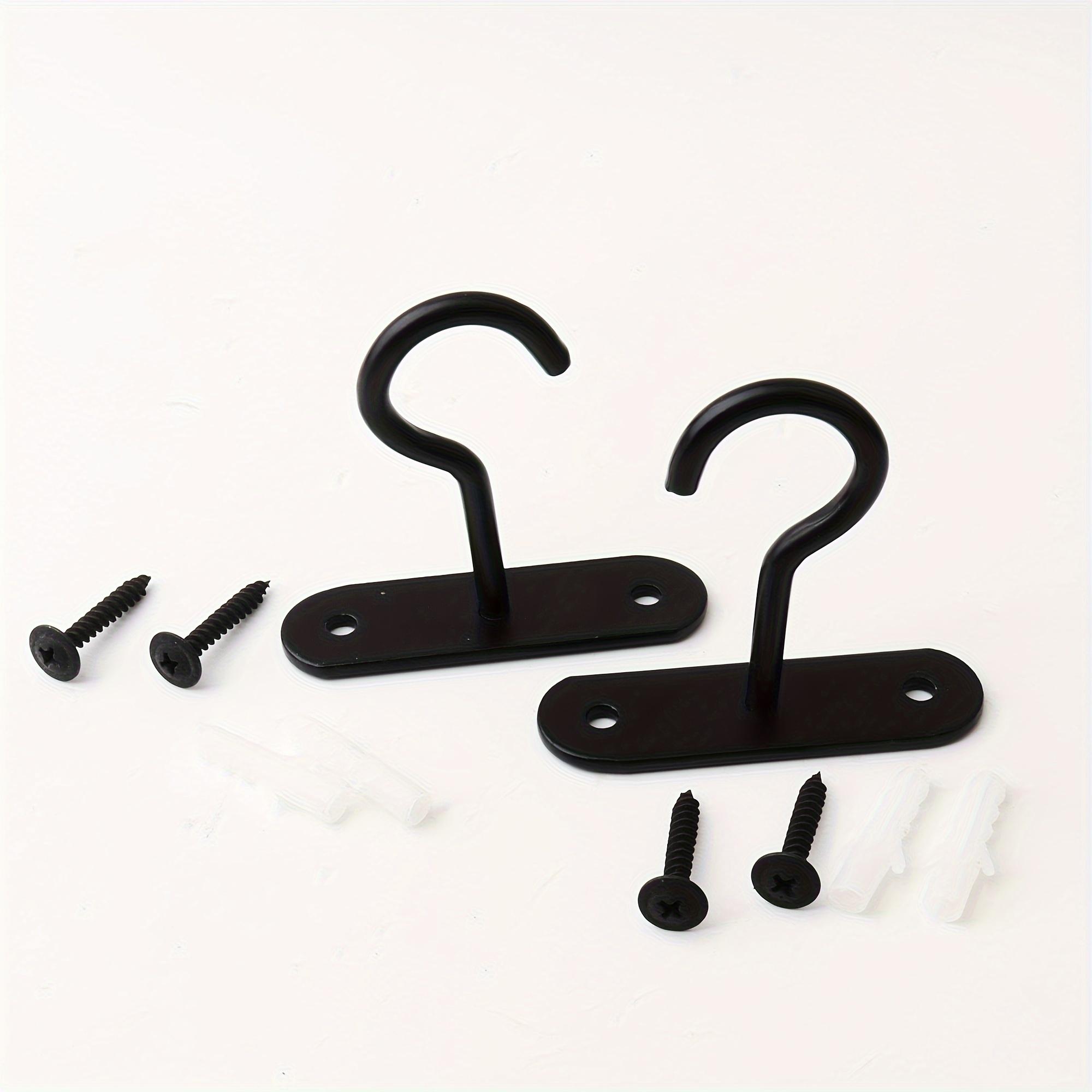 2-Pack Ceiling Hooks for Plants Bird Feeders Decorations Easy Install Wall-Mounted Hangers Suitable for Lights Lanterns Wind Chimes