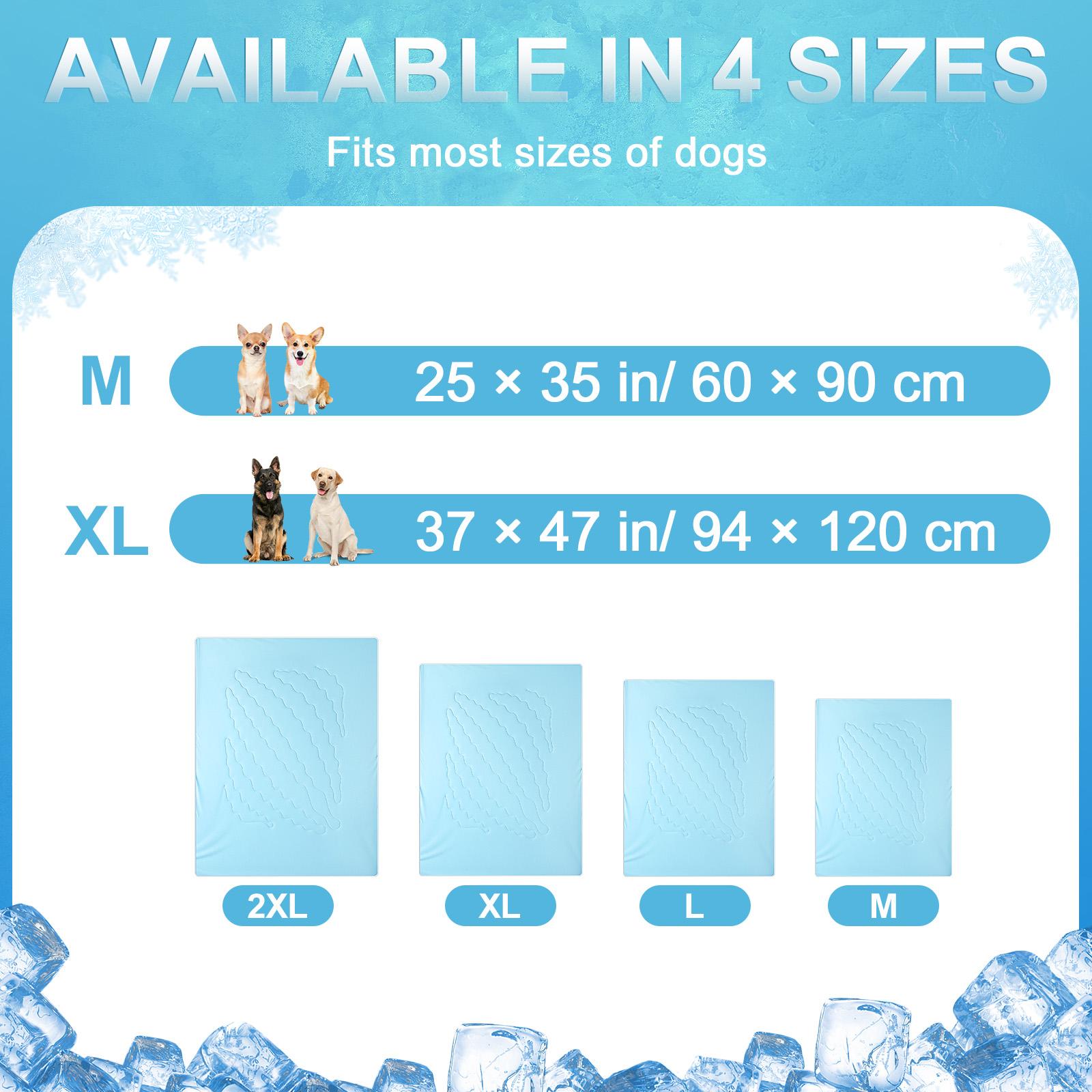 Pawaboo Premium Cooling Dog Blanket, Q-MAX>0.4 Cooling Blanket for Dogs, Washable Lightweight Summer Quilt for Pets and Humans, Self Cool Quilt for Cats, Cool Throw for Hot Sleepers