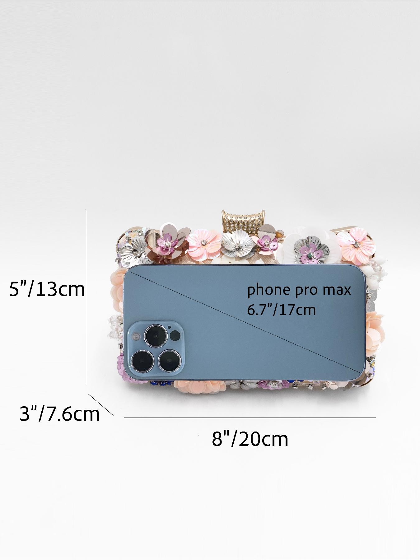 Handmade Beaded Embroidered Floral Clutch Bag, Woman Handbag,Elegant Evening Accessory, Christmas Eve Essentials,Christmas Gifts for Her,Luxury Party Purse, Women's New Year Gift, Valentine's Day Present，Graduation present.