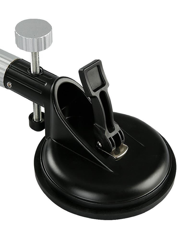 LOZLIN 2PCS Pro Countertop Alignment Clamps - Adjustable Vacuum Suction for Seamless Joints & Leveling on Granite Marble & Stone Slabs Heavy-Duty Installation Tools with 13cm Natural Rubber Cups