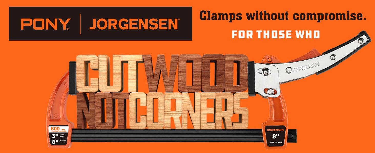 #JumpstartSale Jorgensen Bar Clamp Set, Bar Clamp for Woodworking, Quick Release Gear Clamp with 600 lbs Load Limit - 2 Pack