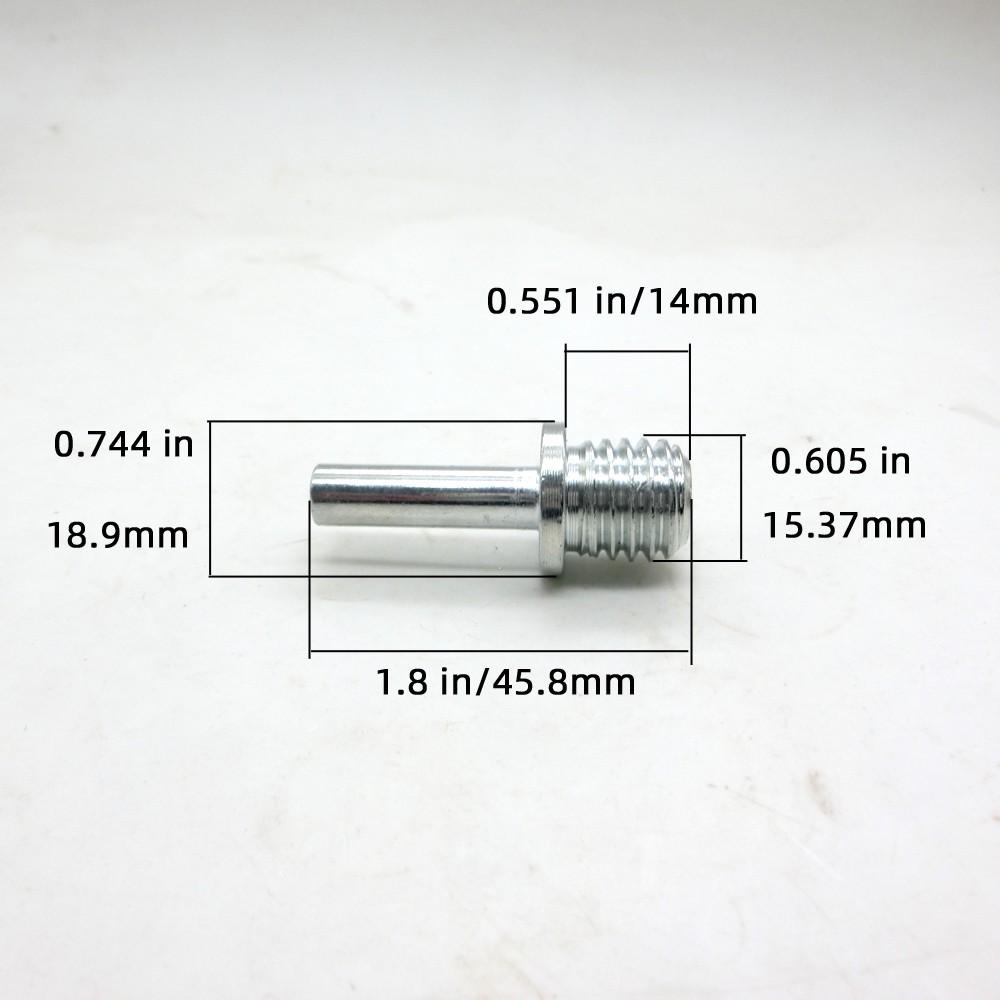 8mm Round Shank Conversion Rod Thread Specification 5/8-11, Electric Tool Accessories Self-Stick Polishing Disc Connection Rod Drill Adapter
