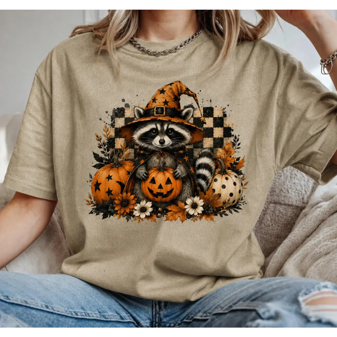 Halloween  Box  2-T-Shirts and Tumbler. Spooky Season, Haunted Fun,  Casual Womenswear Everyday Graphics Comfortable Unisex halloween trendy Cute Tshirt