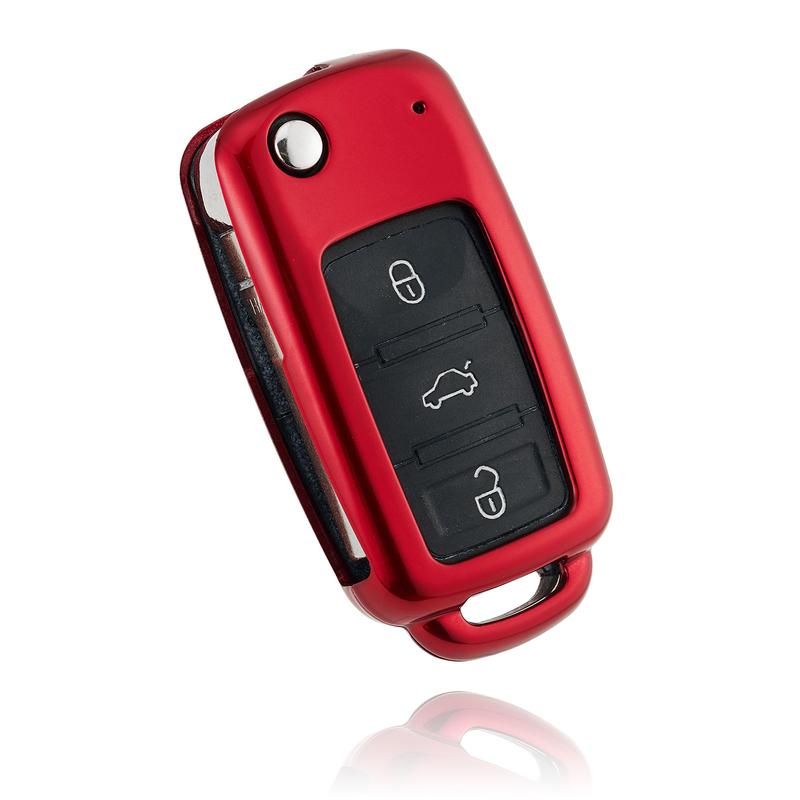 ABS Car Key Case Cover Car Key Protector For Volkswagen VW Polo Golf Passat Tiguan Beetle Caddy T5 Up Eos Skoda Octavia