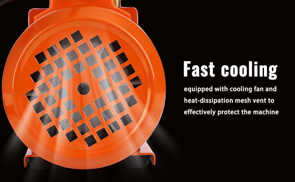 GARVEEVersatile GARVEE Rotary Vane Vacuum Pumps: Choose from 3.5CFM to 5CFM, 1/4HP to 1/2HP, Ideal for HVAC, Refrigeration Maintenance, Resin Degassing, and Vacuum Packaging with Oil Bottle for R12, R22, R134a, R410a.