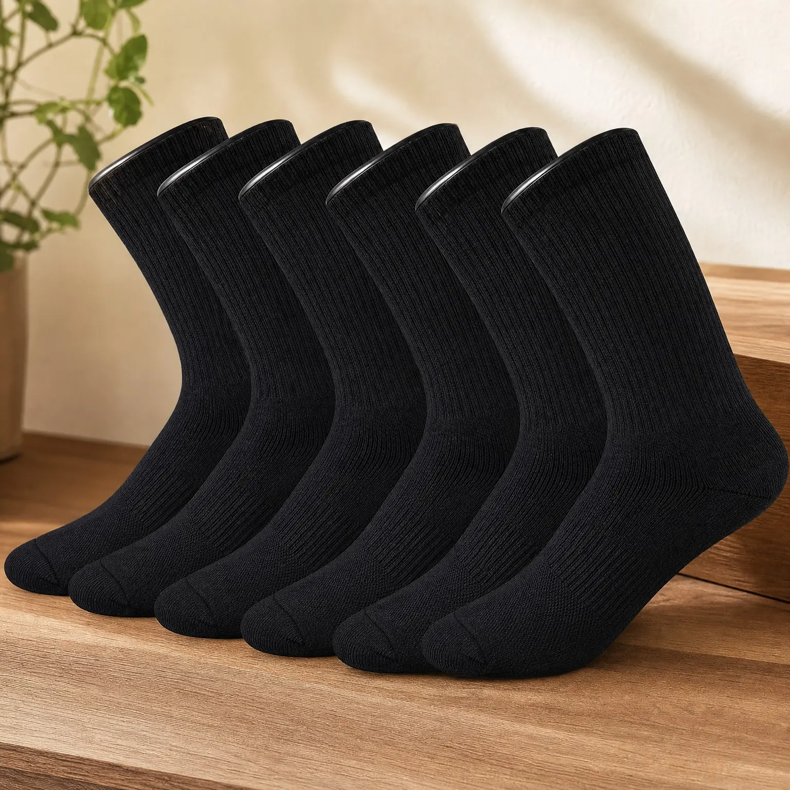 Cushioned Moisture-Wicking Work & Athletic Crew Socks for Men and Women with Arch Support, Boot SocksGift