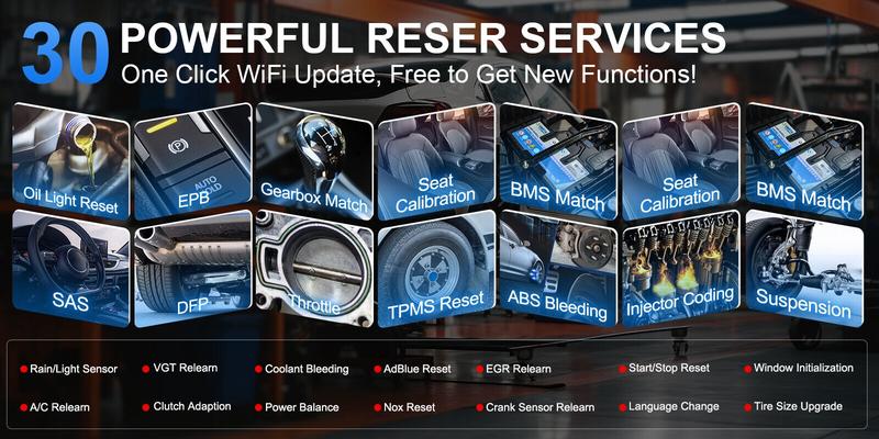 XTOOL D6S Car OBD2 Scanner Full System Diagnostic Scan Tool, CAN FD, 30+ Resets, Lifetime Free Updates Autos Vehicle Automotive