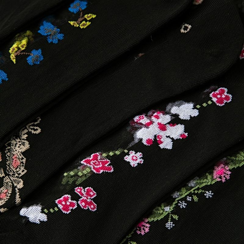 10 Pairs Women Sheer Mesh Socks Ultrathin Fishnet See Through Lace Ankle Summer Transparent Floral Socks 10 Pairs Women Sheer Mesh Socks Ultrathin Fishnet See Through Lace Ankle Summer Transparent Floral Socks