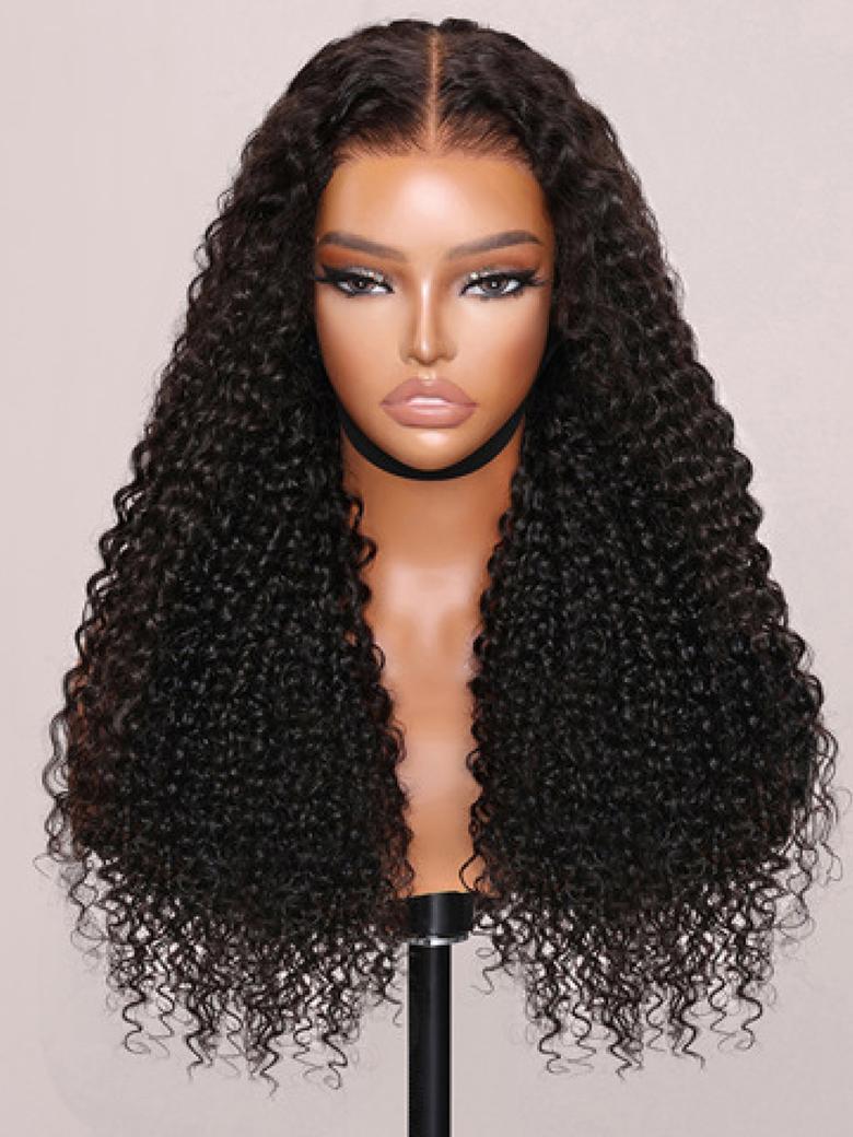 [28inch=$123] Suntuhair 180% Density 13x6 13x4 Jerry Curly HD Lace Front Wig Human Hair Full Lace Frontal Human Hair Wigs for Women Pre Bleached Knot Cheap Wig