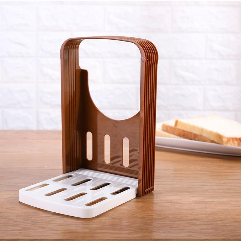 1pc Bread Slicer, Foldable and Adjustable Thickness - Ideal for Bakeries, Kitchens, Restaurants, TopKitch Essential Baking Tool for Bakers and Enthusiasts, Household Cutting Utensils