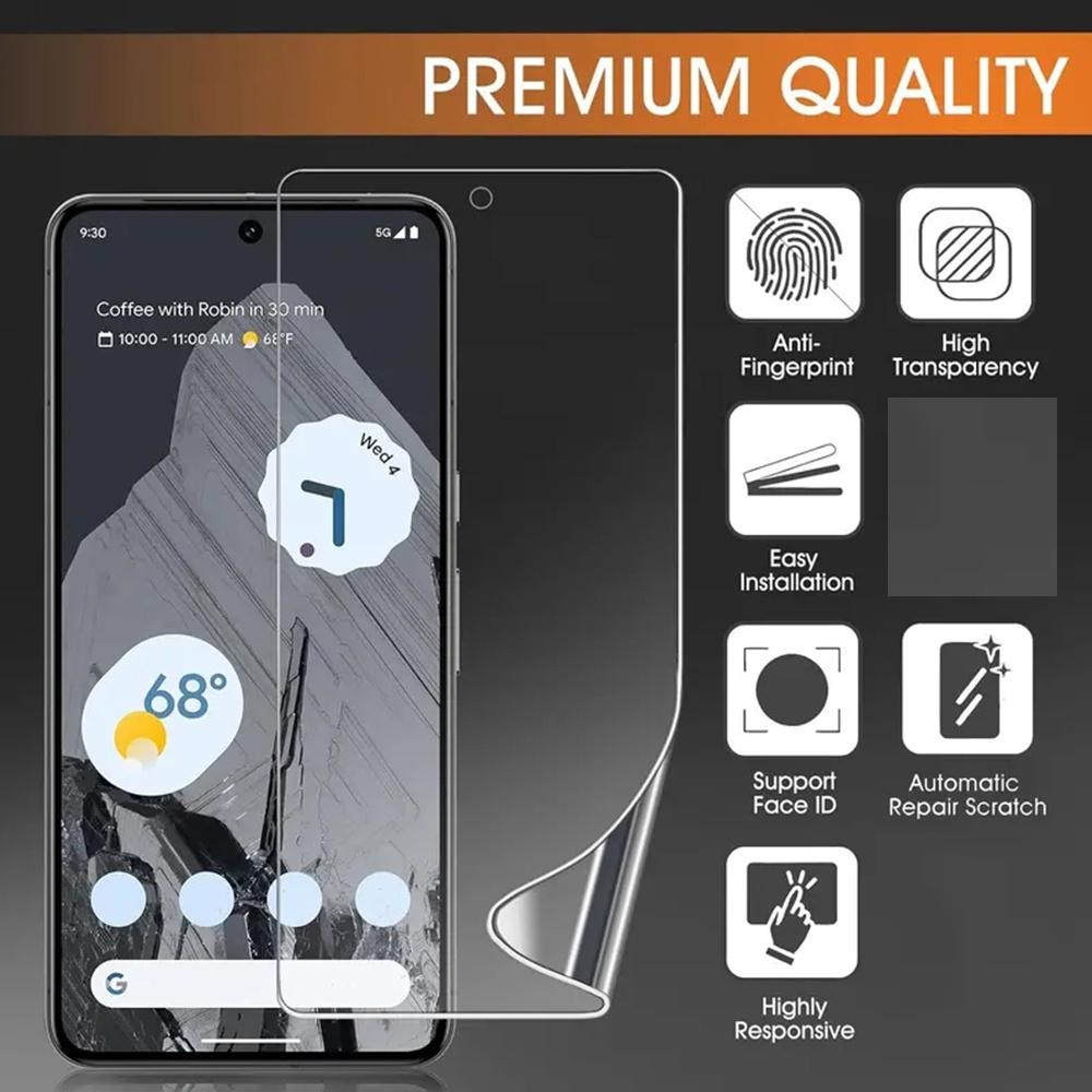 HD Clear Phone Screen Protector, 3 Counts Anti-scratch Phone Screen Protective Film, Phone Accessories Compatible with Google Pixel 6 6a 6 Pro 7 7a 7 Pro, Cover