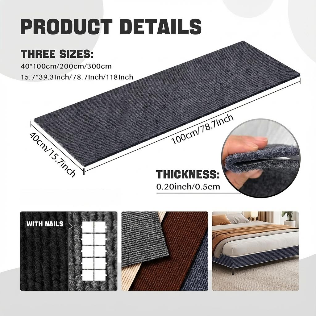 Cat Scratching Post Protector Pad, Durable Polyester Fiber Wall-Mounted Cat Scratch Board, No Shedding, DIY Climbing Design, Indoor Cat Play Toy, Vertical Scratcher