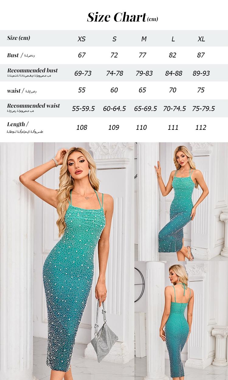 Romantic Tulle Sexy Slim Fit Bodycon Women Spaghetti Strap Turquoise Blue Madi Dresses Sequin Beaded Evening Prom Dress For Christmas, New Year. Thanksgiving, Party, Wedding,Spring Collection Formal Bodycon Dress