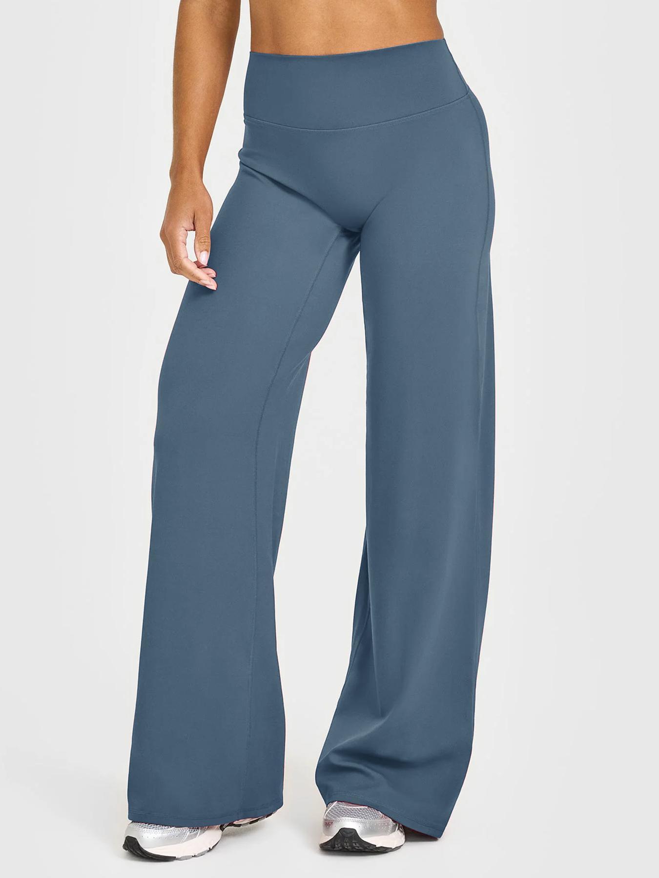 30" Inseam Loose-Fit Casual Straight Leg Yoga Pants for Women (Fits Heights 5'2"–5'4"), High-Waisted Stretchy Buttery Soft Athleisure Style Bottoms for Gym, Workouts and Yoga, No-Front-Seam Design 30" Inseam Loose-Fit Casual Straight Leg Yoga Pants for Women (Fits Heights 5'2"–5'4"), High-Waisted Stretchy Buttery Soft Athleisure Style Bottoms for Gym, Workouts and Yoga, No-Front-Seam Design