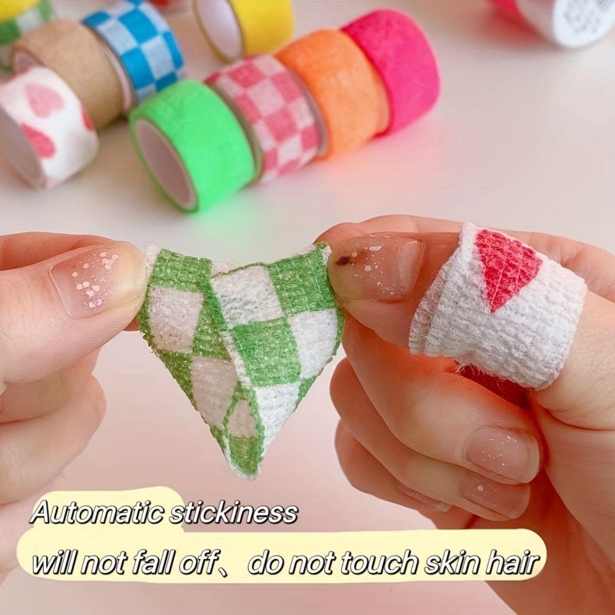 Elastic Self-Adhesive Bandage for Pets, Cute Design, Multiple Sizes Available, Ideal for Ankles, Hands, Knees, Paws, Dogs, Cats
