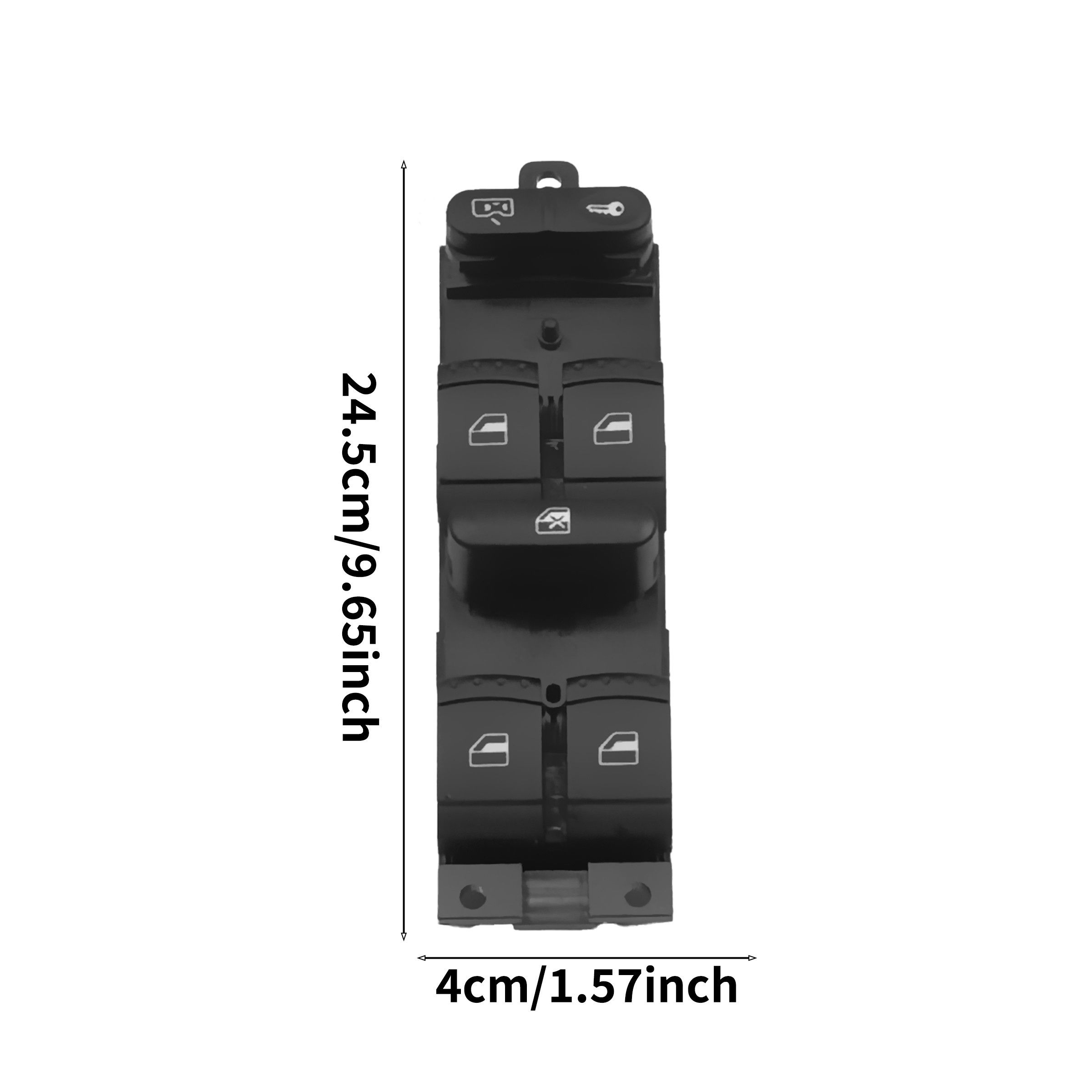 Front Driver Side Power Window Switch Compatible with Volkswagen Polo Vento Golf Passat, High-Quality Replacement Car Part