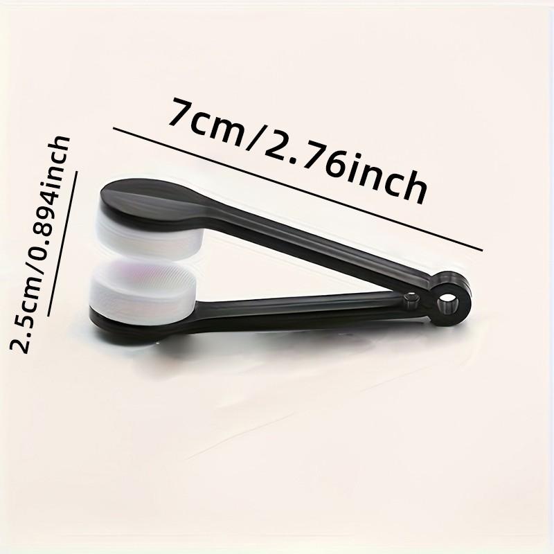 High-End Eyeglass Cleaning Tool Set, Dual-Sided Brushes, Random Colors, Ideal Gift, Portable Eyewear Cleaner, 2-Piece Pack