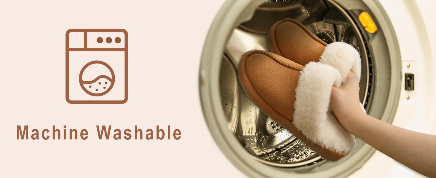 KIDMI Women's Fuzzy Slippers Memory Foam Slippers Waterproof upper Autumn Winter House Shoes Indoor and Outdoor Slippers Trendy Fluffy Bedroom Slides Plaform Short Plush Slippers Warm Walking Shoes