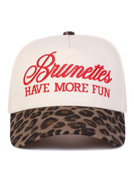 Unisex Brunettes Letter Embroidered Baseball Cap, Adjustable Outdoor Sun Protection Hat, Casual Fitted Woven Fabric for All Seasons, High Quality Hat