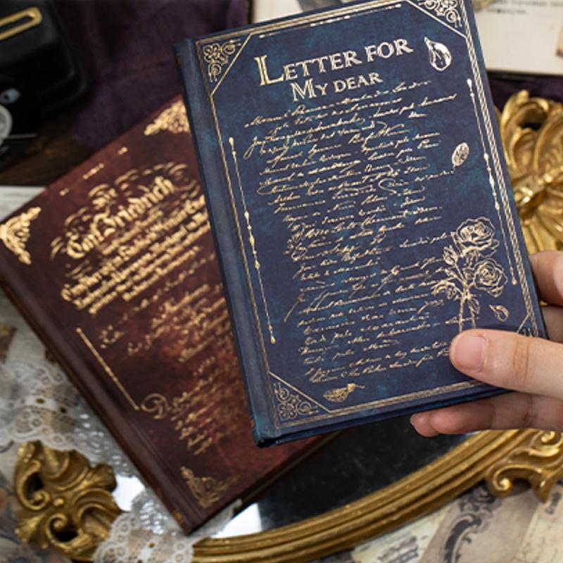 Vintage Style Material Paper Book, 192pcs/set Scrapbook & Journal Making Paper, DIY Decorative Craft Paper for Scrapbooking & Journal Making