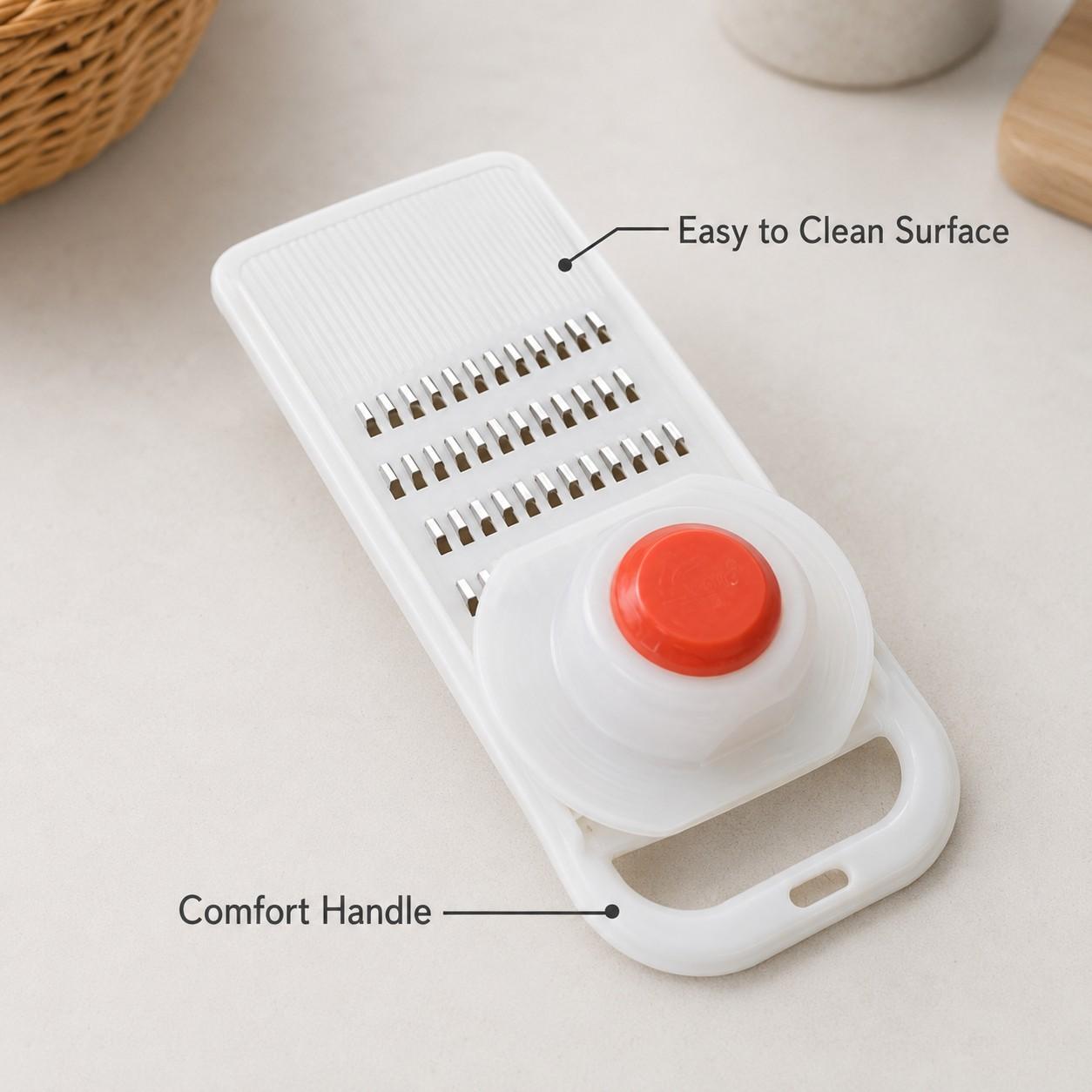 Multifunctional Manual Vegetable Slicer Shredder, Household Kitchen Cutter for Cucumber, Radish, Potato, Zucchini, Hand‑held Vegetable Shredding Tool for Home Cooking