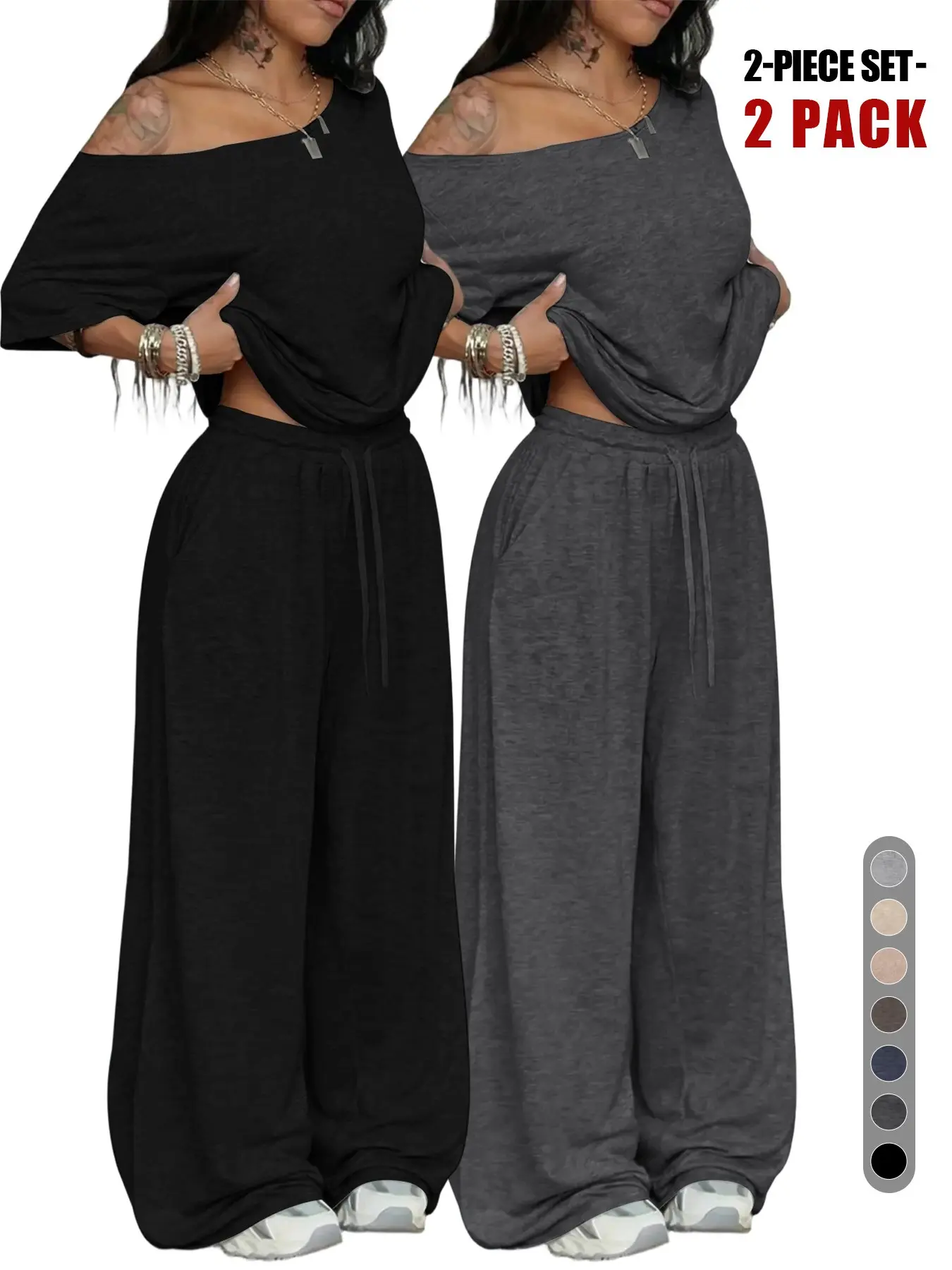 Black + Dark Floral Gray