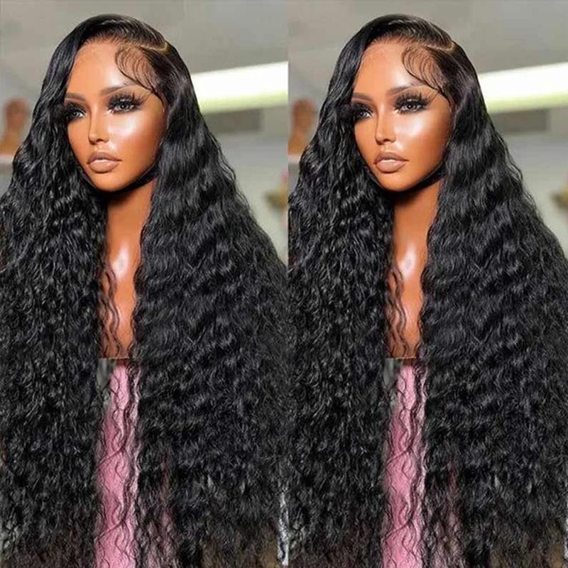 Bling Hair 180% Density 13x4 13x6 Deep Wave Lace Front Wigs Curly Human Hair Wig Wet And Wavy Water Wave HD Lace Front Wigs Human Hair Pre Plucked Frontal Wig #TikTokShopBlackFriday