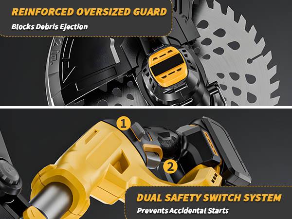 3-in-1 Cordless Lawn Sweeper Weed Eater,  9" Electric Lawn Mower Cordless Bush Trimmer Handheld Hedge Cutter Grass Shrub Trimmer with 6.0Ah Battery & Fast Charger garden yard Multi-Functional Tools Weed Trimmer with Blade Heads Multi-Tool