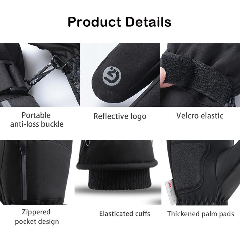 【TikTokShopBlackFriday】Warmest Winter Ski Gloves, Water Resistant Windproof Anti Slip Warm Glove, Ideal for Cold Weather, Hands Warm for Hiking Driving Running Bike Cycling, hashtag, TikTokShopCyberMonday, Christmas Gift