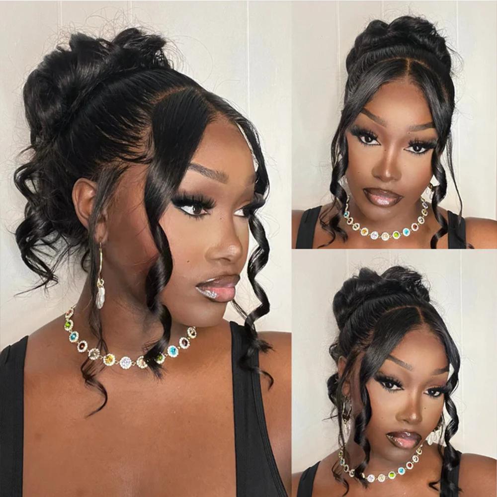 Bling Hair Body Wave 360 Full Lace Frontal Wig Human Hair 32 38 Inches 13x6 Lace Wig Body Wave HD 360 Full Lace Wig Human Hair For Women 180 Density Pre Plucked