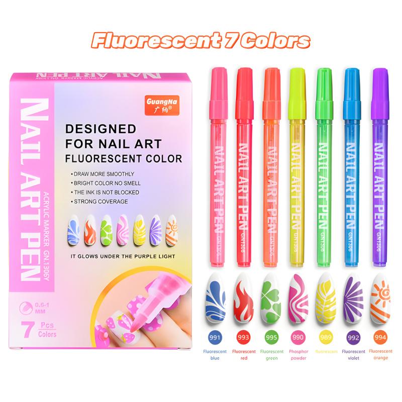 12/24/31 Colors Nail Art Pens Set, Nail Art Markers Polish Pen for 3D Nail Art, Drawing Painting Liner Brush for DIY Nail Art Beauty Adorn Manicure Tools