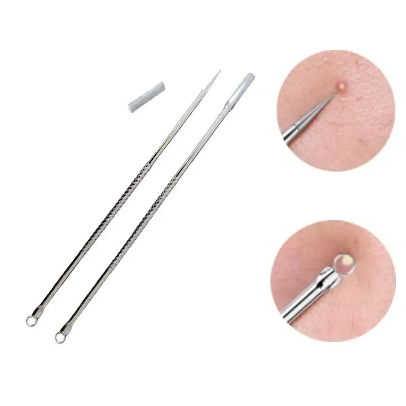 12cm Acne Needle Acne Remover Tool Blackhead Whitehead Remover Tool Facial Spot Pimple Remover Extractor Tool Skin Care Tool