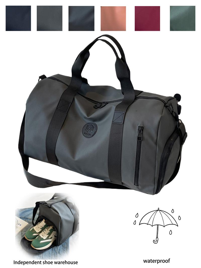 Short trip bag handbag large capacity multi-functional sports yoga bag dry and wet separation independent shoe compartment, tote bags for school, tote bag for work, essential for travel and outing, Travel Duffle Bag