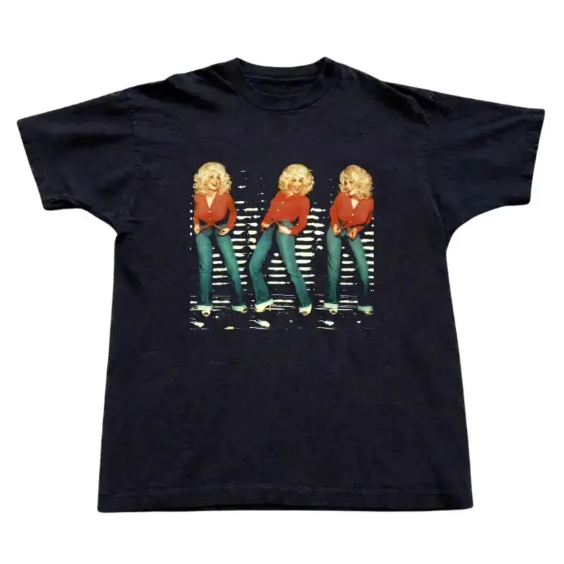 Vintage Dolly Parton Graphic Tee - Dolly Parton Tour Casual Merch - Goddess of Pop Shirt - Queen of Rock & Roll Shirt - Dolly Parton Merch - 80s Country Music Shirt - Run, Rose, Run Merch Casual - Gift T-shirt -  Top Menswear Womenwear Streetwear