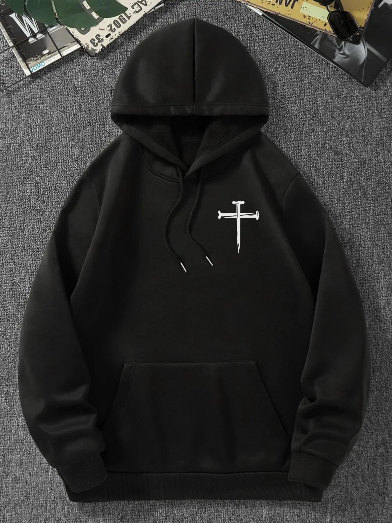 If You Bring Up My Past Jesus Dropped the Charges-Fitted Graphic Sweatshirts Blackout Hoodie