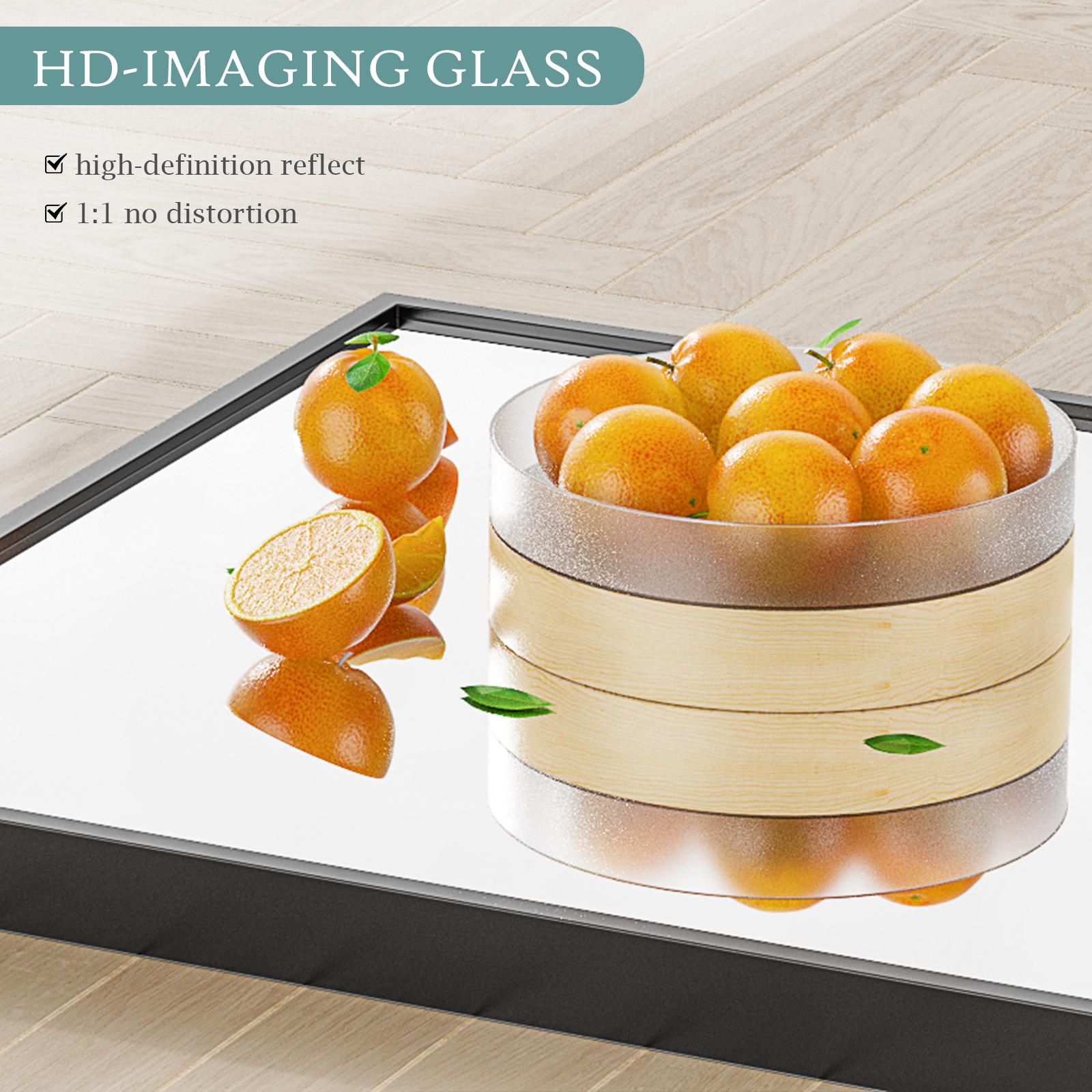 RIMIKING  Mirror,HD-Imaging Glass, Three Installation Options, Durable Build, Stable Design, Multiple Sizes, MI-ZJ-1659