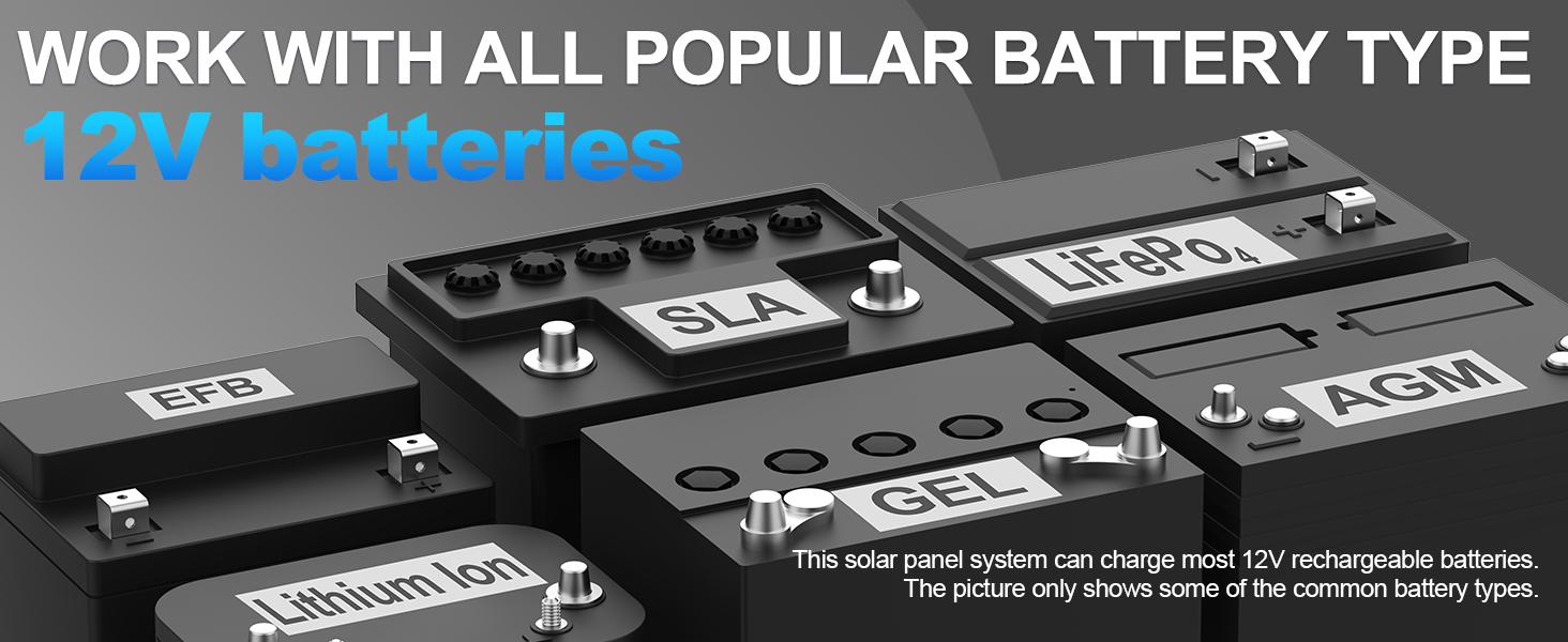 SOLPERK 50W/12V Solar Panel Kit, Solar Battery Trickle Charger Maintainer + Waterproof Controller + Adjustable Mount Bracket for Automotive Motorcycle Boat Marine RV Camping Roof Outdoorfun dealsforyou SOLPERK 50W/12V Solar Panel Kit, Solar Battery Trickle Charger Maintainer + Waterproof Controller + Adjustable Mount Bracket for Automotive Motorcycle Boat Marine RV Camping Roof Outdoorfun dealsforyou