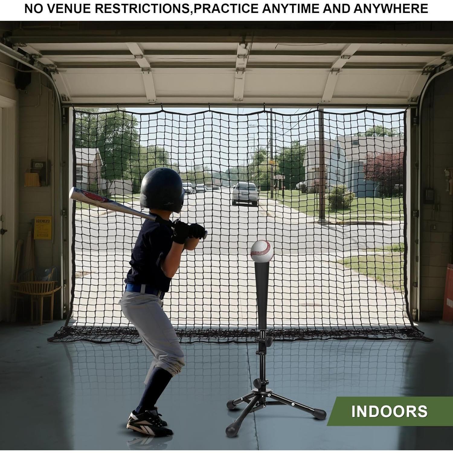 Baseball & Softball Backstop Nets, Heavy Duty Practice Nets, Netting Barrier,DIY Ball Net,Hitting Net for Baseball, Hockey, Soccer, LAX and Baseball & Softball Backstop Nets, Heavy Duty Practice Nets, Netting Barrier,DIY Ball Net,Hitting Net for Baseball, Hockey, Soccer, LAX and