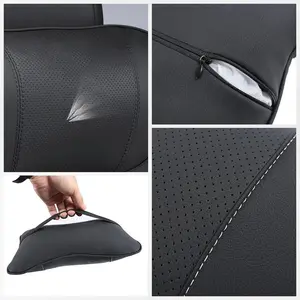 1Pcs Car Seat Headrest Auto Logo Neck Pillow For Infiniti Q50 Q30 QX50 QX60 FX35 QX30 QX80 Q60 G37 FX30 M37 ESQ JX35 QX70 FX50
