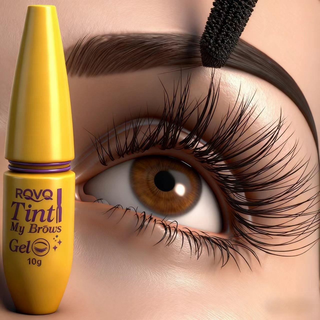 Long-Lasting Waterproof Brow Gel, Easy Removal Formula, Natural Look, Shades, Perfect for All Skin Types, Fashionable Packaging